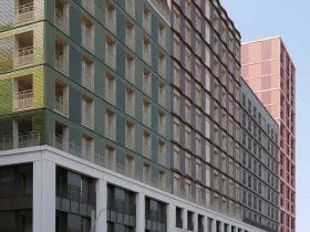 Façades finalisées du Village Olympique Paris 2024